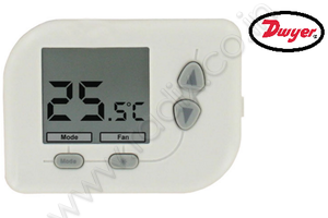 Compact Digital Thermostat with Heat Pump Control