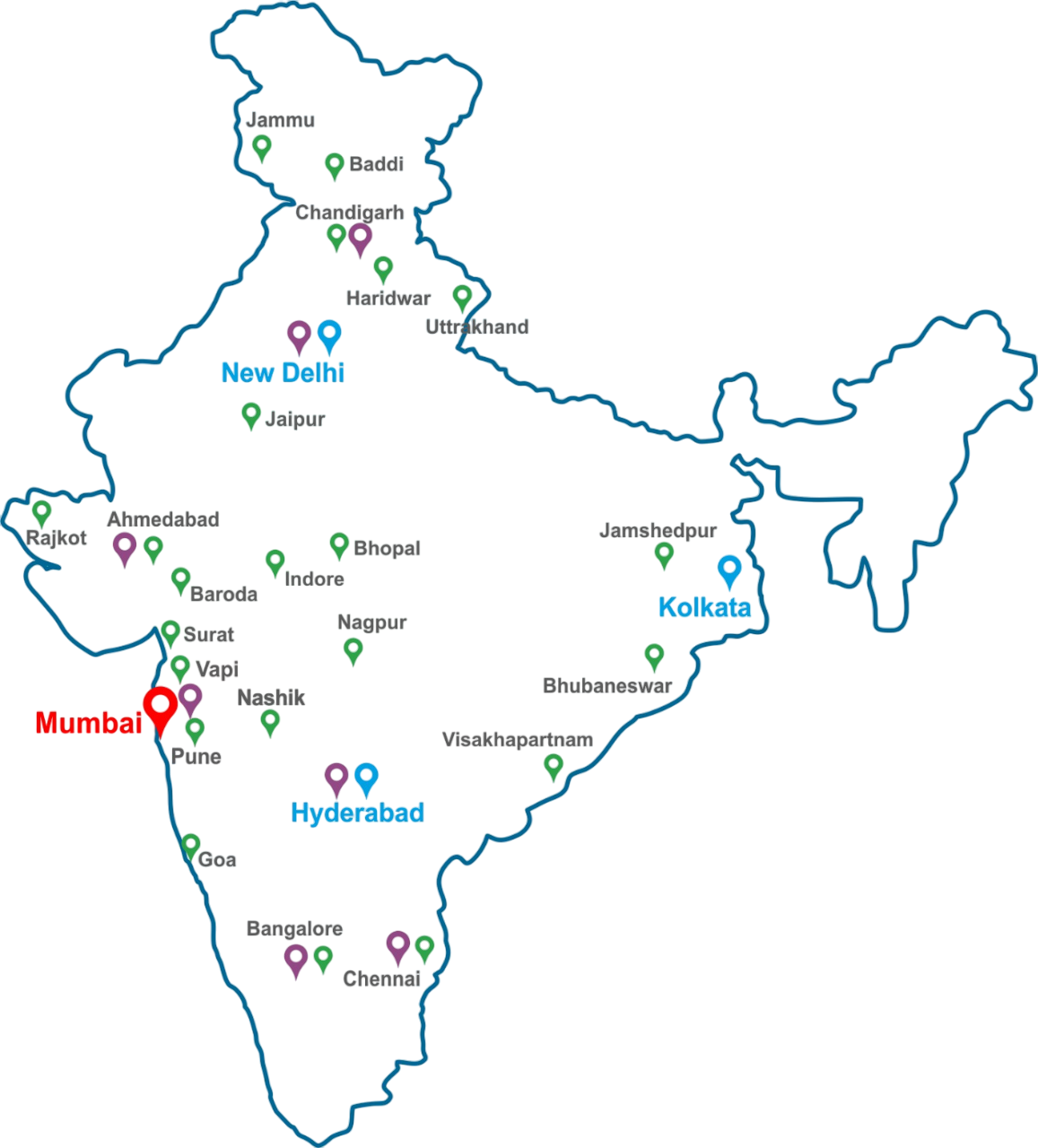 india map